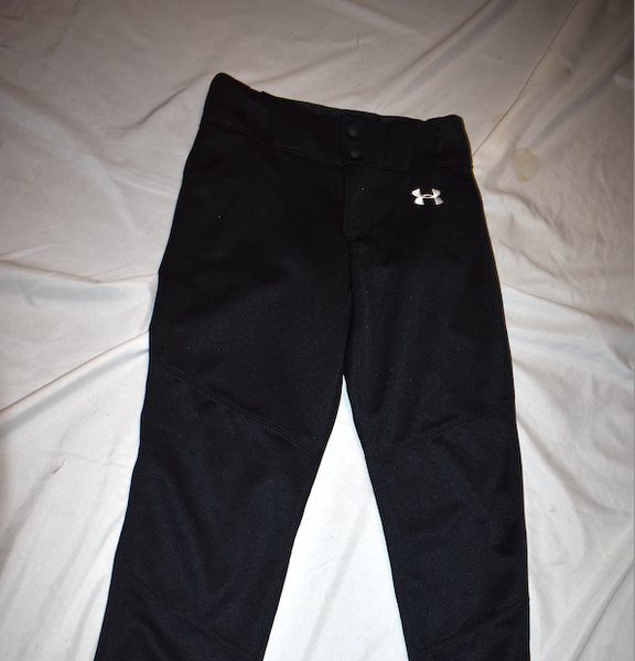 Black Used Small Under Armour Game Pants