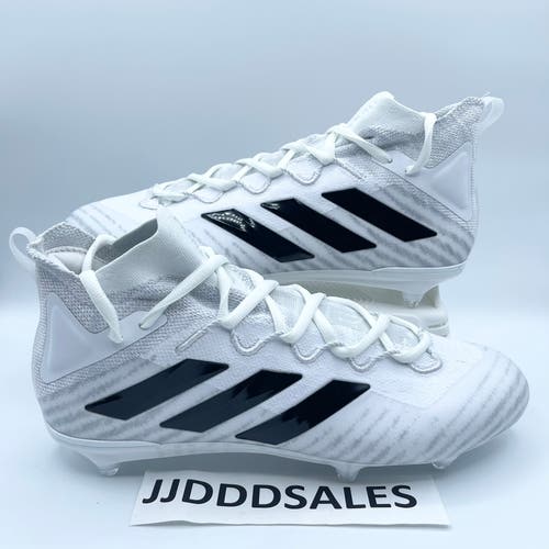 Adidas Freak Ultra 20 Primeknit Boost White Black Football Cleats FX2112 Men’s Sz 13