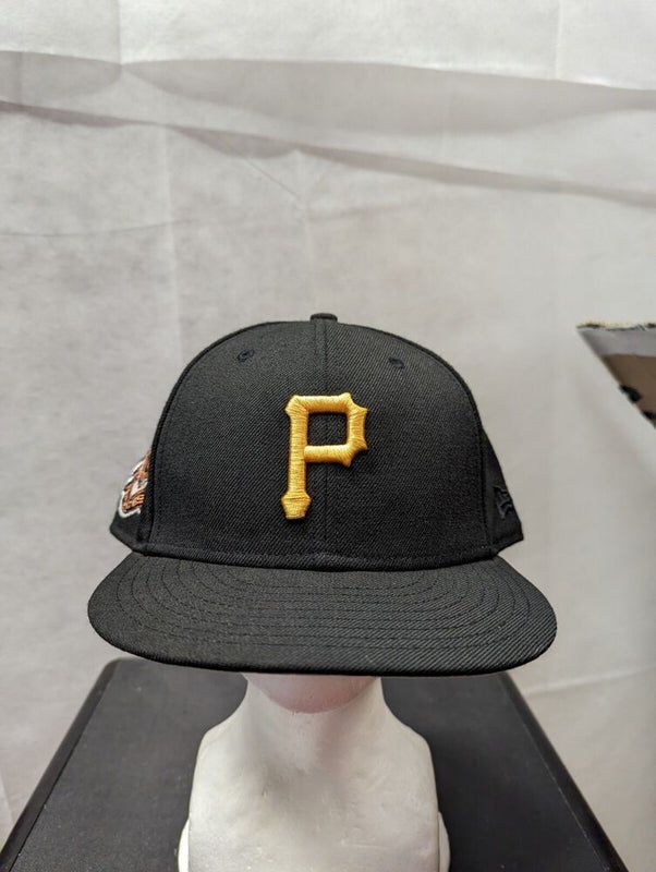 New Era Pittsburgh Pirates Black Fitted Baseball Hat Unisex Size 7 1/4 –  MSU Surplus Store