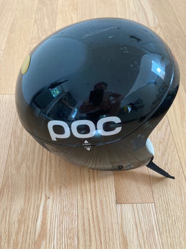 Men's Used Medium POC Skull Comp Helmet FIS Legal