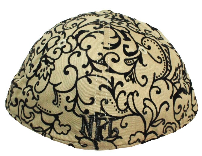 Vintage NFL Football Logo Reebok Paisley Design Hat - Flat Bill Fitted Fitted Cap - Choose Your Size