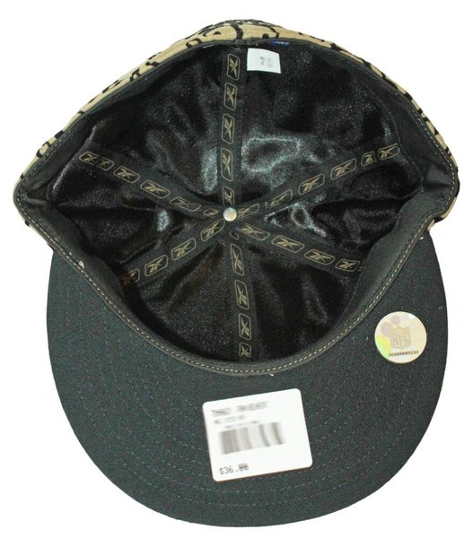 Vintage NFL Football Logo Reebok Paisley Design Hat - Flat Bill Fitted Fitted Cap - Choose Your Size