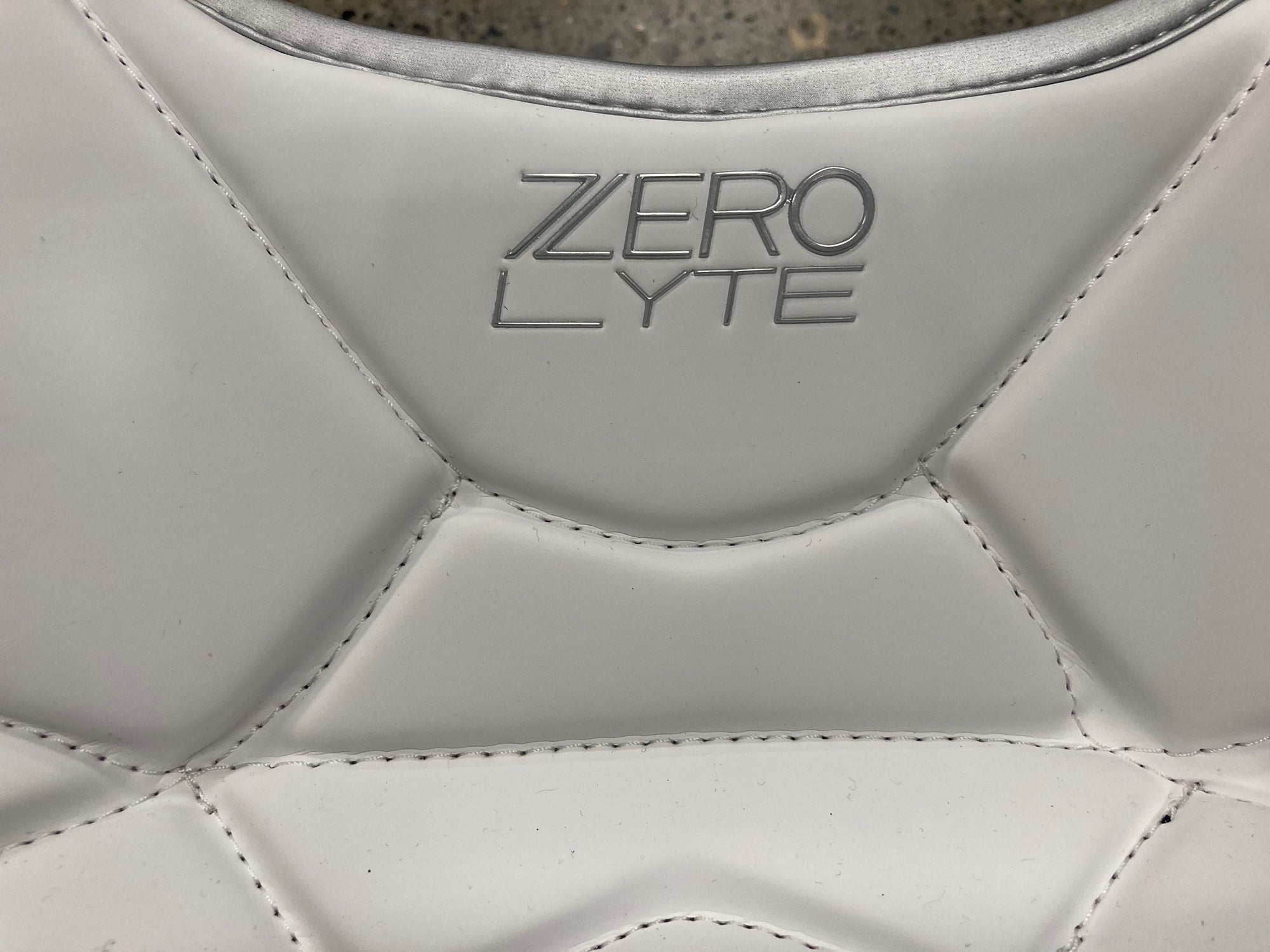 True Zerolyte Lacrosse Shoulder Pad Liner, Small / White