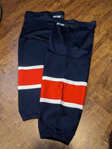 Connor Bedard Regina Pats Hockey Game Worn Pro Stock CCM Socks Large