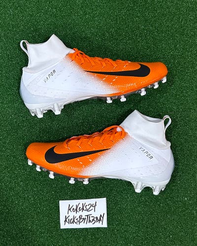 Nike Vapor Untouchable Pro 3 Football Cleats Orange AO3021-118 Mens size 13