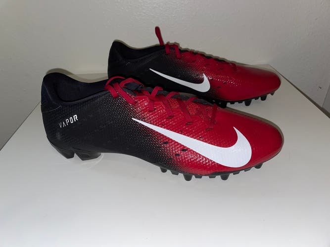 Men's Nike Vapor Untouchable Speed 3 TD Football Cleats AO3034 009 Size 15 Red