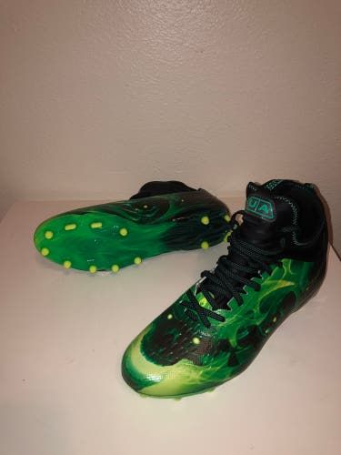 Under Armour Men’s Sz 10.5 UA Spotlight Lux MC LE Slime Green Football Cleats