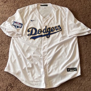 Nike MLB Los Angeles Dodgers “2020 World Series Champions” Gold Jersey Size 3XL