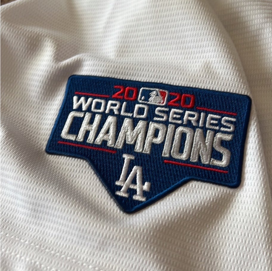 Nike MLB Los Angeles Dodgers “2020 World Series Champions” Gold