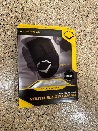 Brand new and in box!! Youth EvoShield batters elbow guard, black