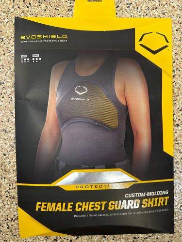Brand new in box!! EvoShield Custom molding female Chest Guard, size youth small