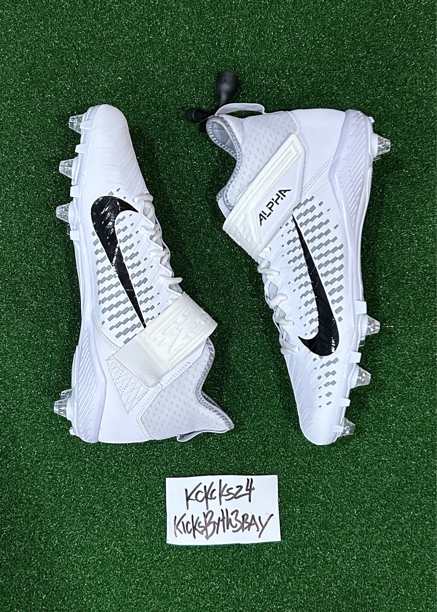 Nike Alpha Menace Pro 2 D Football Cleats White CK4277 100 