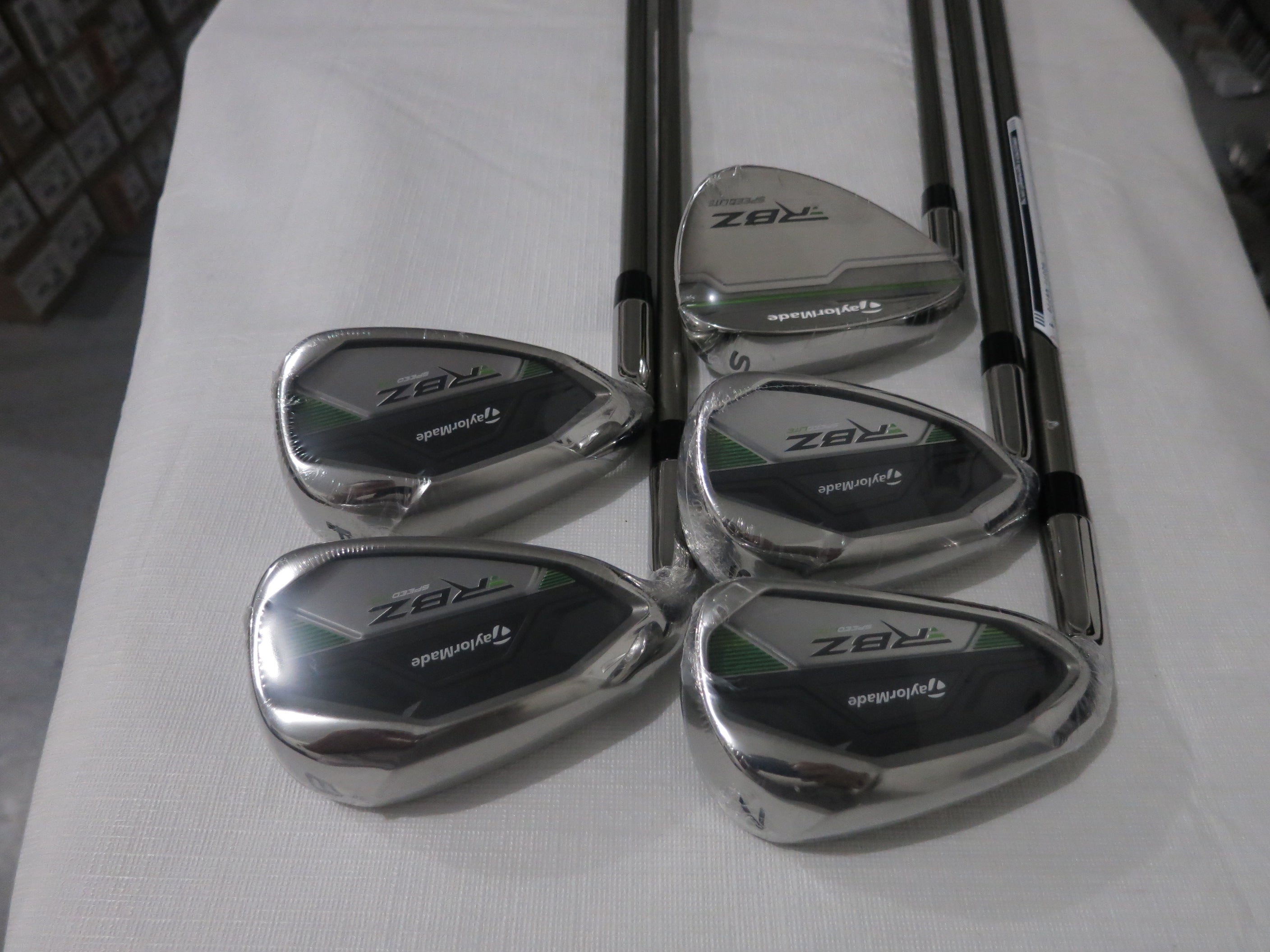 Set Legno TaylorMade RBZ Speedlite Manca, 5 Legno + 4 E 5 Ibridi, Flesso Rigido (S), Uomo
