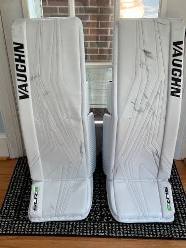 Vaughn Ventus SLR3 Pro Carbon Goalie Leg Pads 35" + 2 Senior, and CCM knee pads