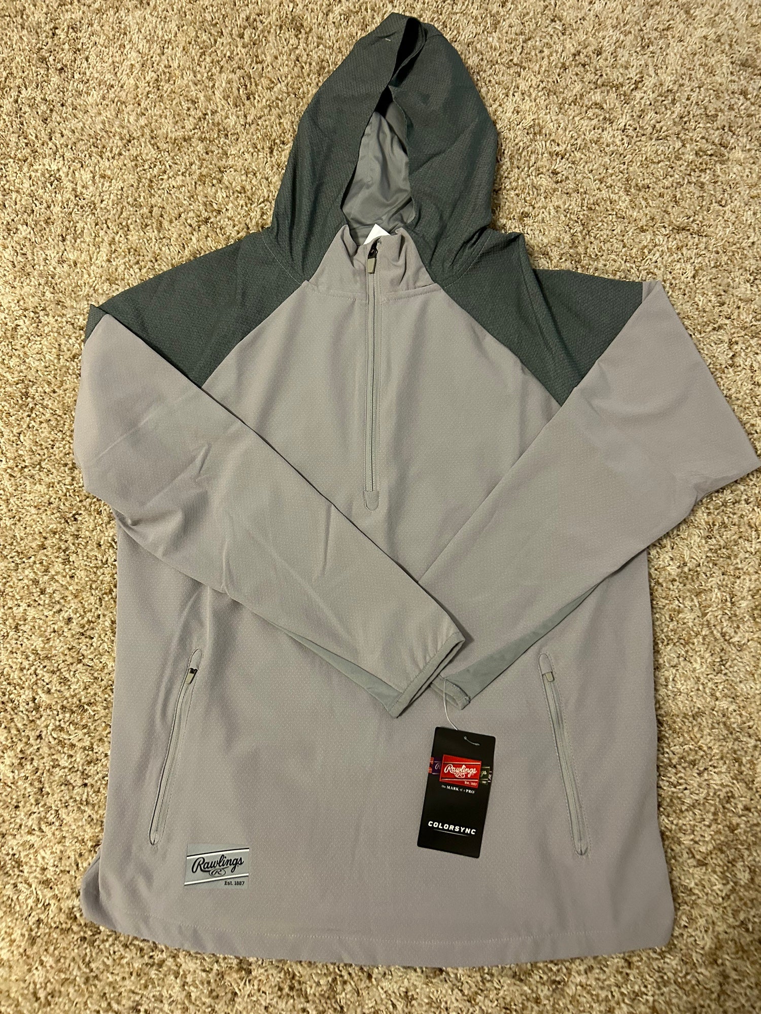 Rawlings Adult ColorSync Short Sleeve Jacket, Black / S