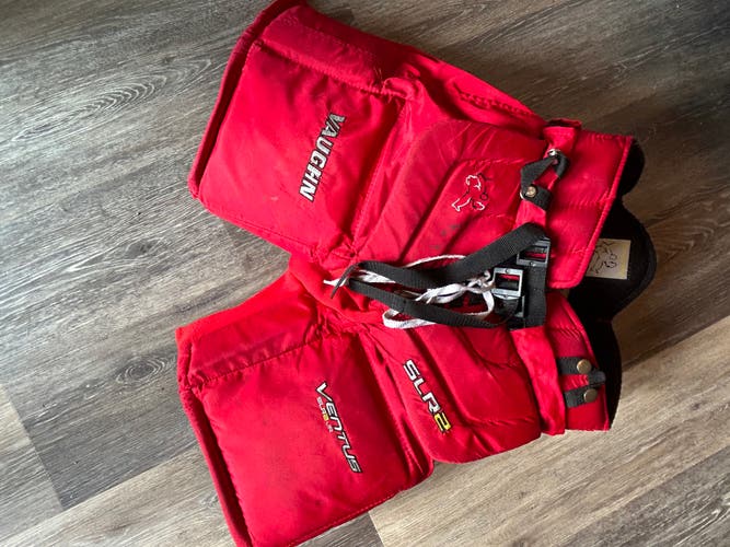 Vaughn SLR2 junior medium red goalie pants