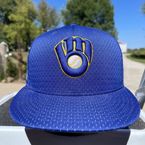 Milwaukee Brewers New Era Cooperstown Collection Mesh Jersey