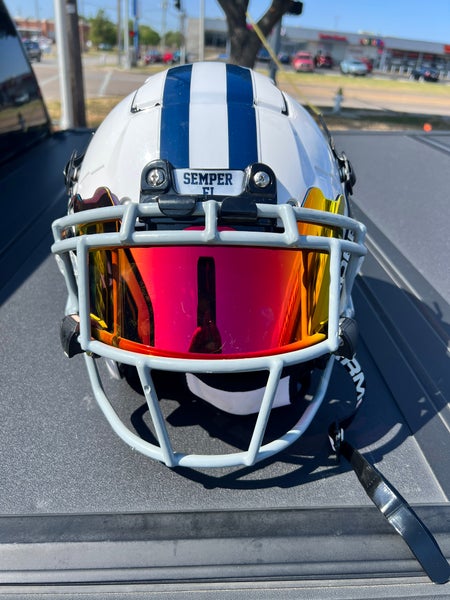 LOS ANGELES RAMS NFL Football Helmet with Nike BLACK Visor / Eye Shield