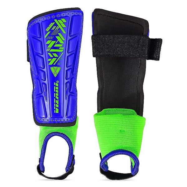 Vizari Sport USA Malaga Shinguard Blue/Green Size XXS | VZSG70128-XXS