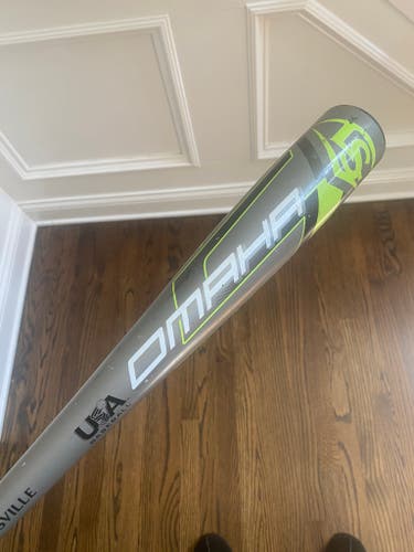 Used 2021 Louisville Slugger Alloy Omaha Bat (-10) 18 oz 28"