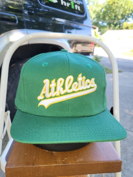 Vintage OAKLAND ATHLETICS Hat Big Logo Cap MLB Team One Size 