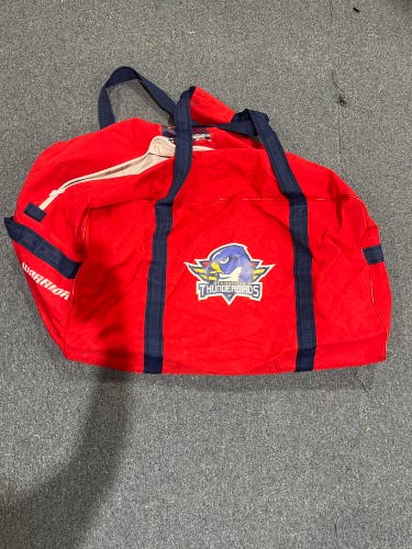Used Red Warrior Springfield Thunderbirds Pro Stock Player Carry Hockey Bag #27