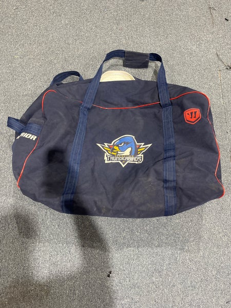 Used Blue Warrior Springfield Thunderbirds Pro Stock Player Carry Hockey Bag