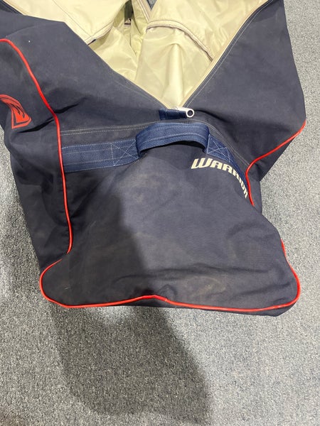 Used Blue Warrior Springfield Thunderbirds Pro Stock Player Carry Hockey Bag