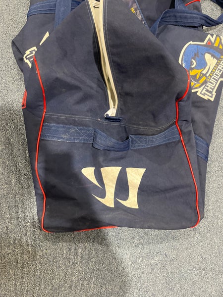 Used Blue Warrior Springfield Thunderbirds Pro Stock Player Carry Hockey Bag