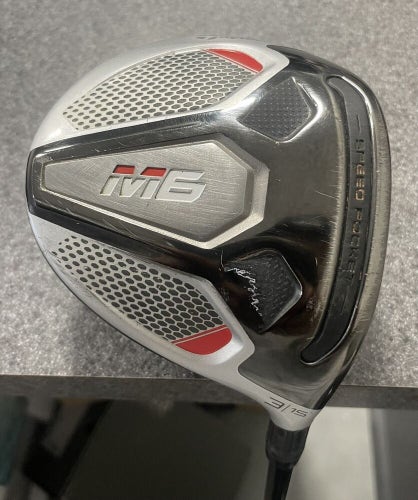 Taylormade M6 3 Wood 15 Degrees Atmos 6S Stiff Flex Right Handed