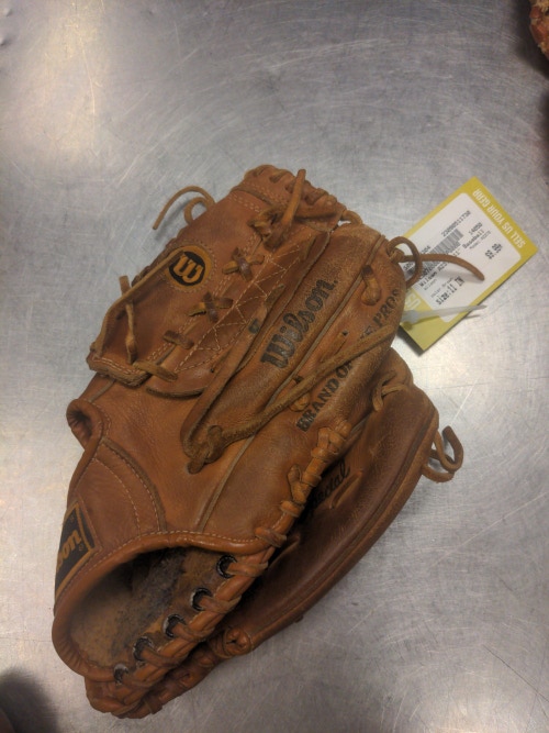 Wilson Used Brown Right Hand Throw 11" Baseball Glove