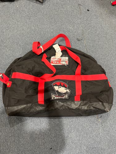 Used Charlotte Checkers Pro Stock Hockey bag