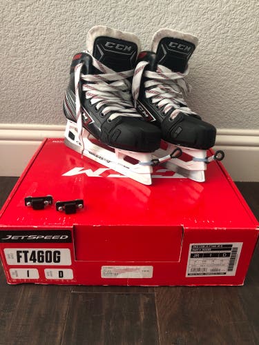 CCM Jetspeed FT460 G Junior Hockey Goalie Skates