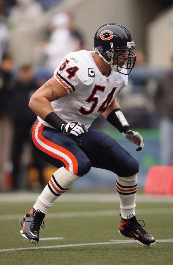 Used Chicago Bears Brian Urlacher Nike Jersey, Size XXL for Sale