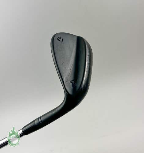 Used TaylorMade Milled Grind 3 SB Black Wedge 56*-12 S200 Stiff Flex Steel Golf