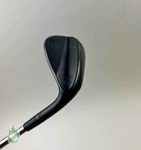 Used RH TaylorMade Milled Grind 3 SB Black Wedge 50*-09 Stiff Steel Golf Club