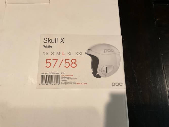 New Unisex Large POC Skull X Helmet
