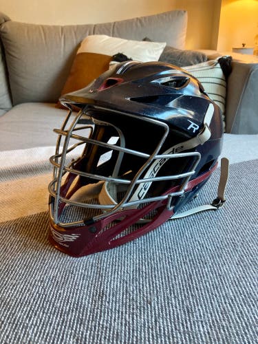 Player's Cascade R Helmet Navy/Maroon