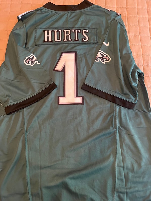 Philadelphia Eagles Jalen Hurts Nike Black Super Bowl LVII Game Jersey  Sz:S-3XL