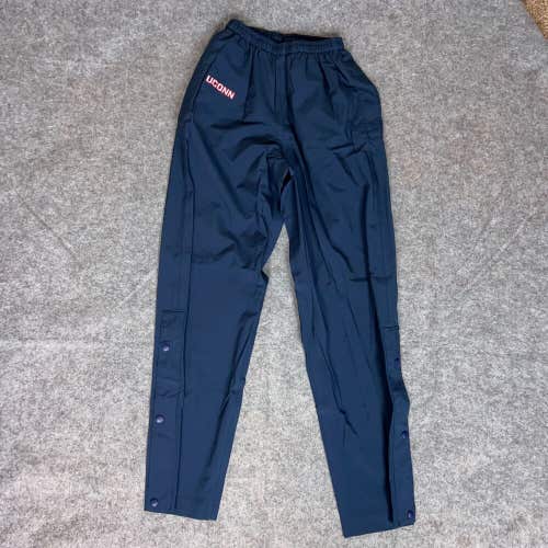 UConn Huskies Womens Pants Small Nike Blue Rain Pants Outdoor Drawstring NCAA