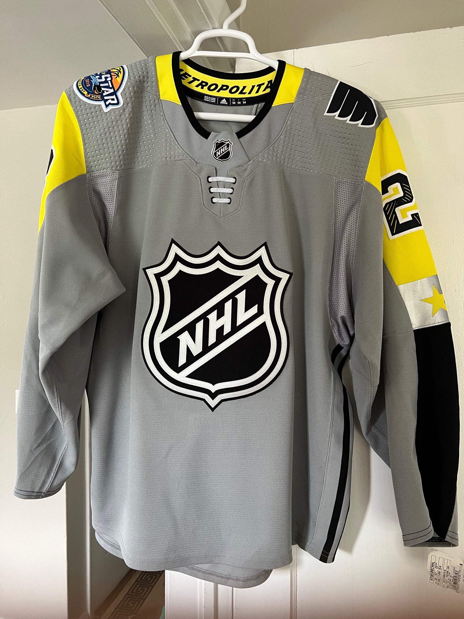 NHL All Star Game Central Adidas Authentic Jersey Size 54