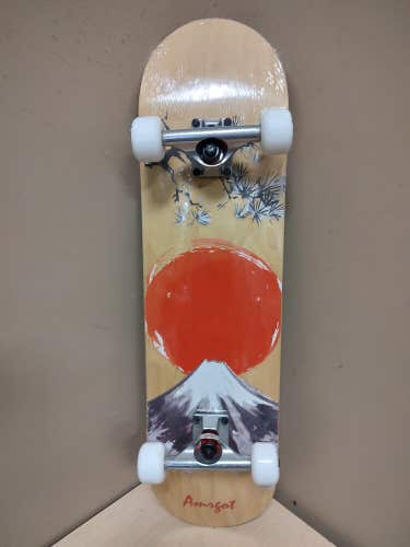 Amrgot Skateboards for Beginners,31 * 8 inches Complete Skateboards Kids Adults
