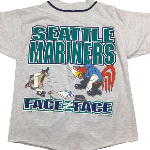 1995 Seattle Mariners X Taz vintage MLB fan jersey. Tagged as an XL.