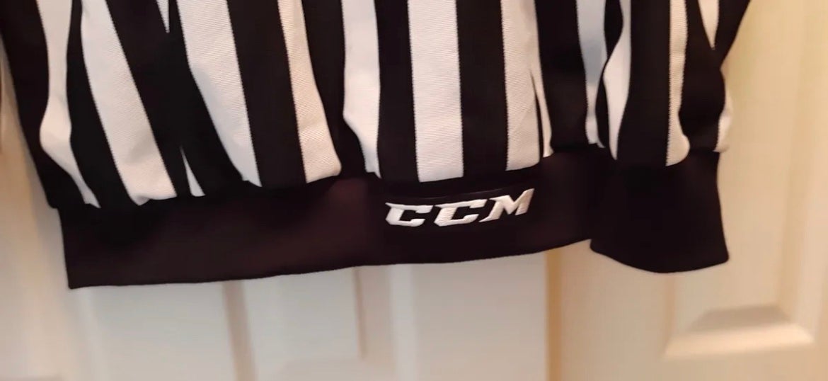 CCM Pro 150S Official Hockey Referee Jersey! Brand New Ref Shirt, SR All  Sizes