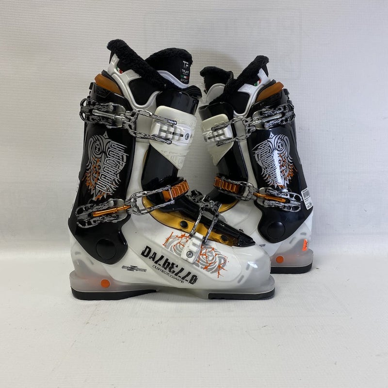 Used Lange RX 130 LV 255 MP - M07.5 - W08.5 Mens Downhill Ski Boots Mens  Downhill Ski Boots