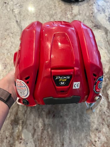 Medium CCM Tacks 710 Helmet