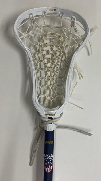 Used STX Crux Pro- Comp 10 Shaft Team USA Composite Women's Complete Lacrosse Stick