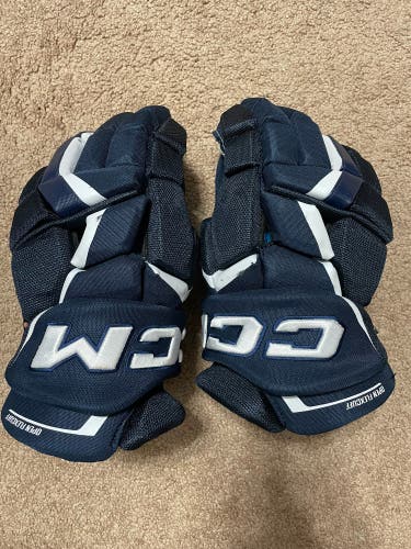 Used CCM 14" Navy FT6 Pro Gloves