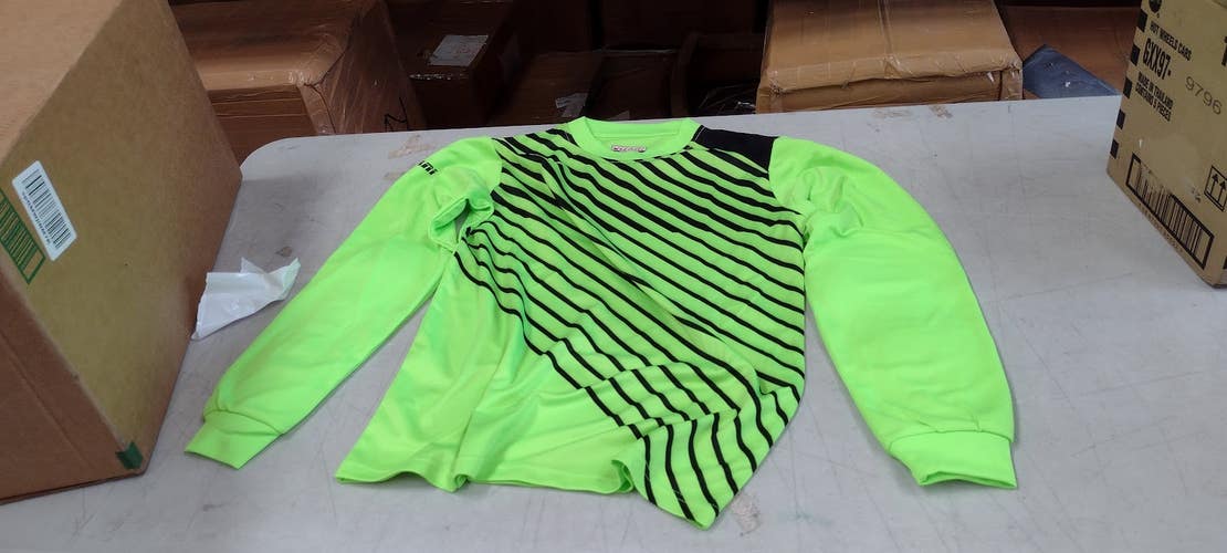 Vizari Men's Arroyo GK Goalkeeper Jersey | Neon Green/Black Size AS | VZAP60042A-AS