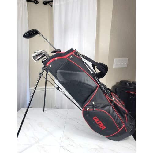 Top Flite Men's Golf Set With Nice Wilson Ultra Golf Bag